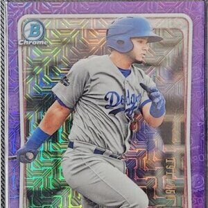 2020 Bowman Chrome Keibert Ruiz Purple Mojo Refractor /250 Dodgers